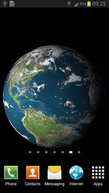 Earth Live Wallpaper 3d截图2