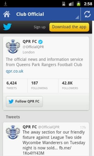 QPR News and Twitters截图2