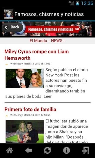 Famosos, chismes y noticias截图5