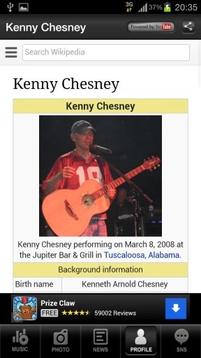 Kenny Chesney Music Videos Pho截图2