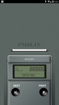 PM2.5 测量器截图
