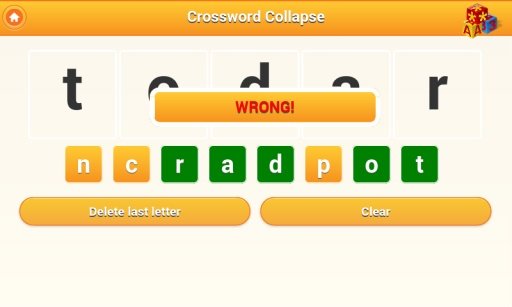 Crossword Collapse截图1