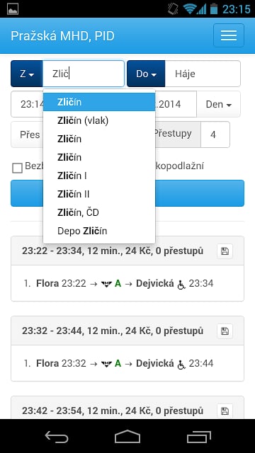 Praha - DPP - pražsk&aacute; MHD截图3