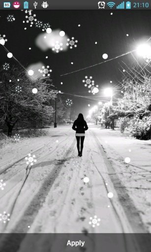 Alone Winter Live Wallpaper截图4