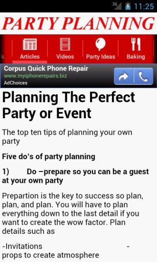 Party Planning截图7