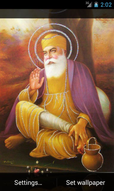 Satnam Waheguru Ji 3D LWP截图3