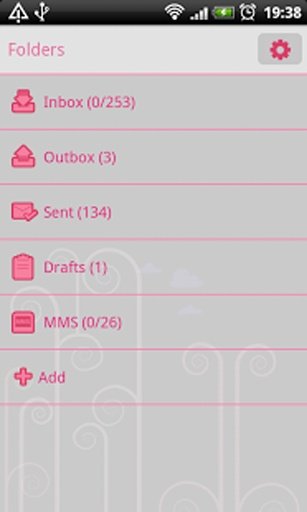 GO SMS Pro Pink Owl Theme截图9