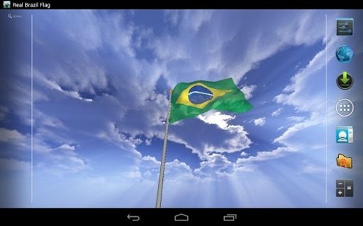 Real Brazil Flag Free截图3