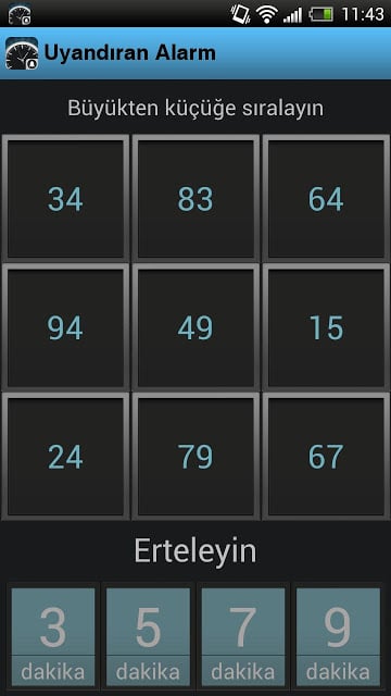 Uyandıran Alarm截图3