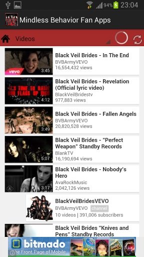 Black Veil Brides Fan App截图4