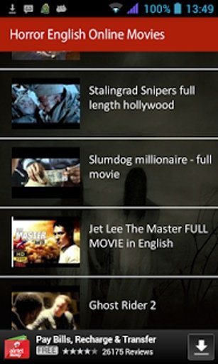 Horror English Online Movies截图4