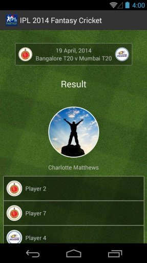 IPL 2014 Fantasy Cricket截图3