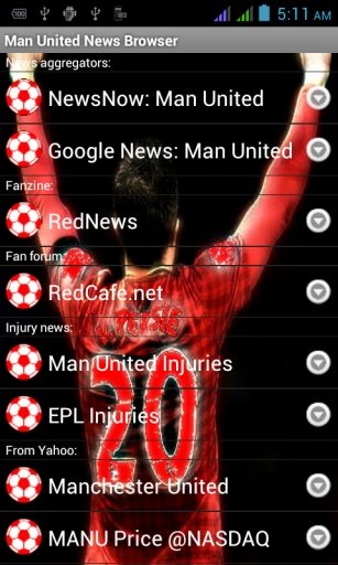 Man United News Browser截图11