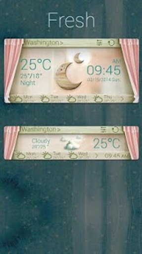 FRESH THEME GO WEATHER EX截图2