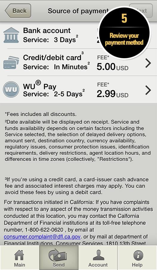 Western Union Money Transfer截图2