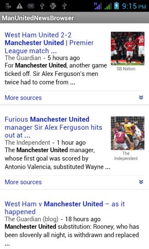 Man United News Browser截图4