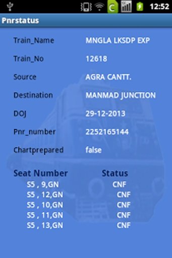 Pnr Status Check截图4