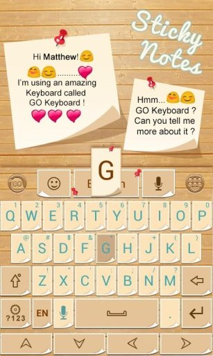 Sticky Notes GO Keyboard截图2