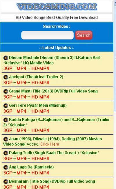 HD Video Songs Downloader截图2