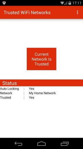 Trusted WiFi Networks截图3