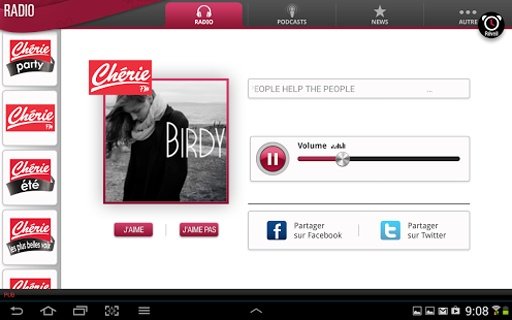 Ch&eacute;rie FM Tablette截图6