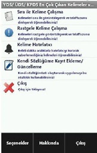 YDS &Uuml;DS KPDS Kelime Ezberleme截图9