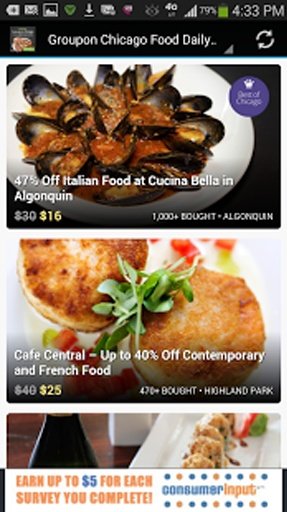 Groupon Chicago Food Deals截图2