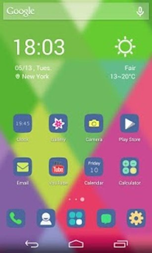 Blue - Solo Launcher Theme截图4