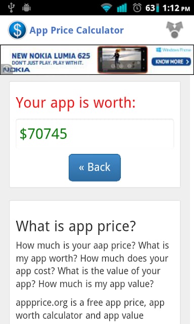 App Price Calculator截图4