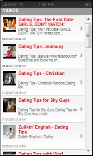 DATING TIPS AND ADVICE..截图5