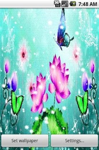 4D Butterfly Live Wallpaper截图4