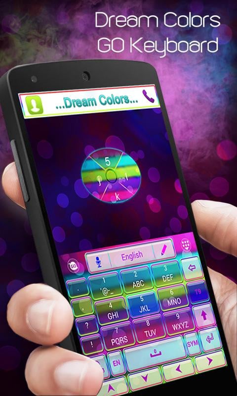 Dream Colors Go Keyboard Theme截图2