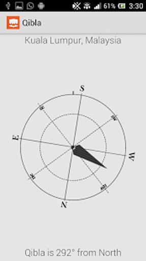 Qibla Direction Using GPS截图3