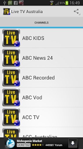 Live TV Australia截图1