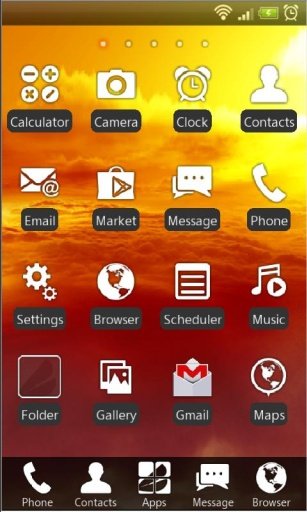 Sunset 3D Live Theme (FREE)截图3