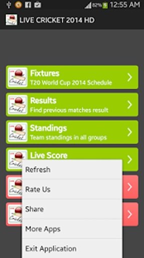 LIVE CRICKET 2014 HD截图4