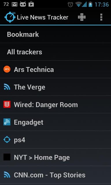Live News Tracker (RSS)截图5