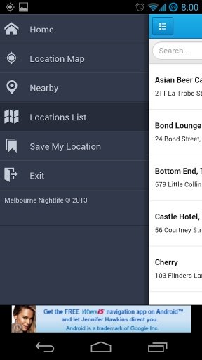 Melbourne Bars,Pubs and Clubs.截图1