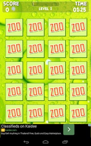 Happy Zoo Memory Game截图3