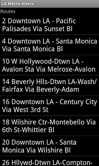 LA Metro Alerts截图1