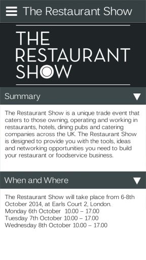 The Restaurant Show 2014截图3