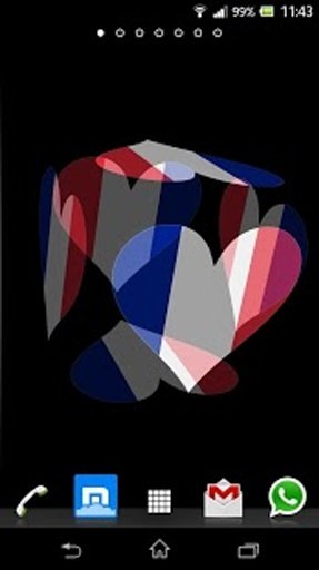 3D France Cube Flag LWP截图5