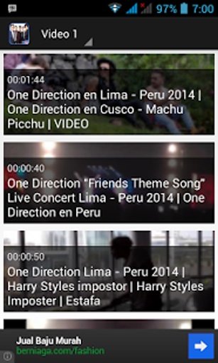 Video One Direction Best Songs截图6