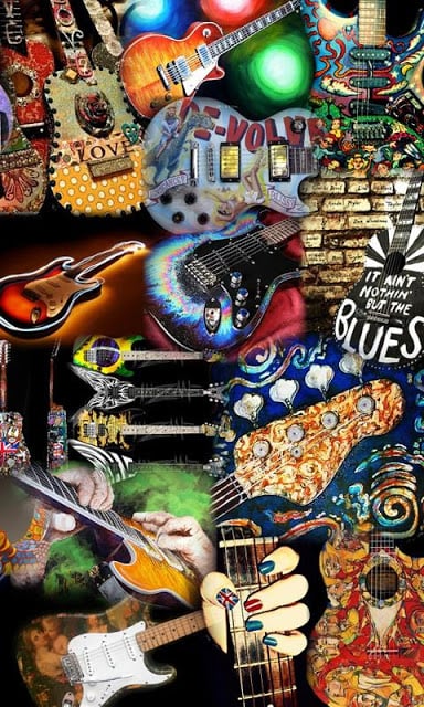 Guitar Collage Live Wallpaper截图2