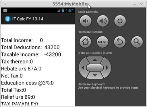 INCOME TAX CALCULATOR FY 13-14截图4