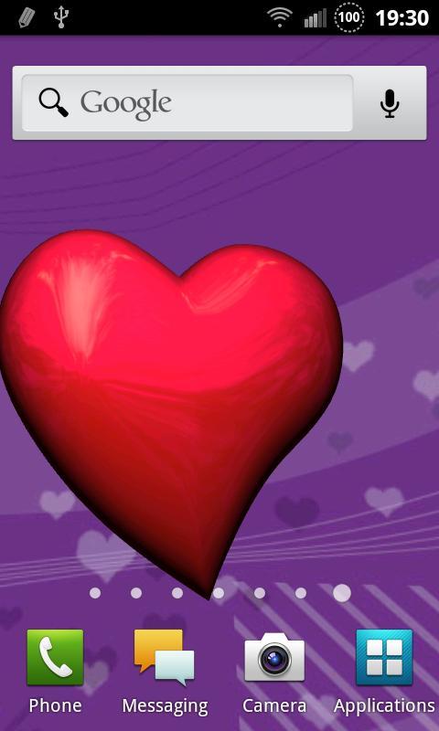 Sweet Heart 3D (Free) LWP截图1