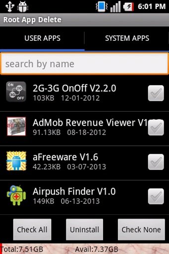 Root Uninstall截图2