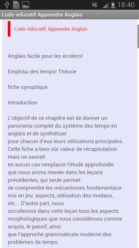 Educatif Apprendre Anglais截图2