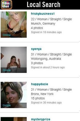 Video Chat Interactive Dating截图2