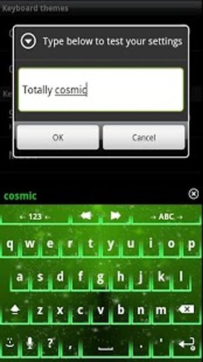 Cosmic - Green Theme截图1